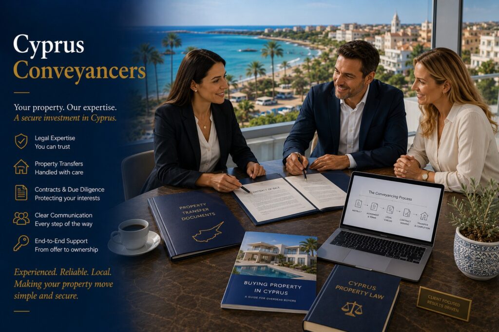 Cyprus conveyancers directory list. Conveyancing in Cyprus is the legal process of transferring ownership of immovable property from a seller to a buyer.