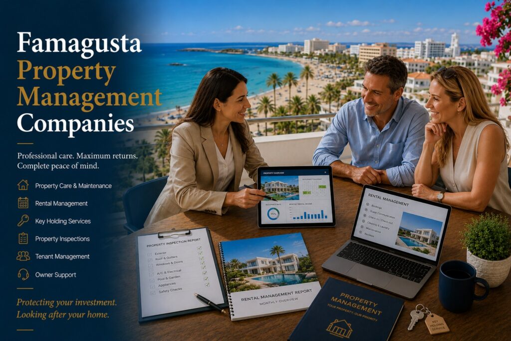 Find a list of Famagusta property management companies, select a property management company in Famagusta district, Cyprus.