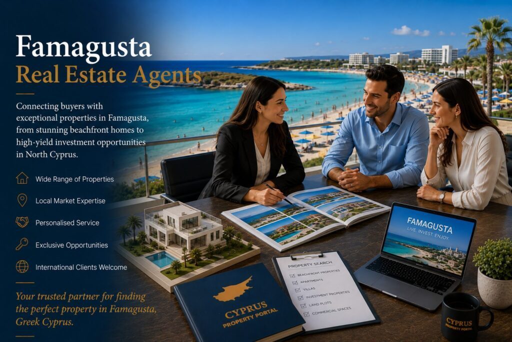 Famagusta real estate agents - listings of real estate agents in Famagusta.